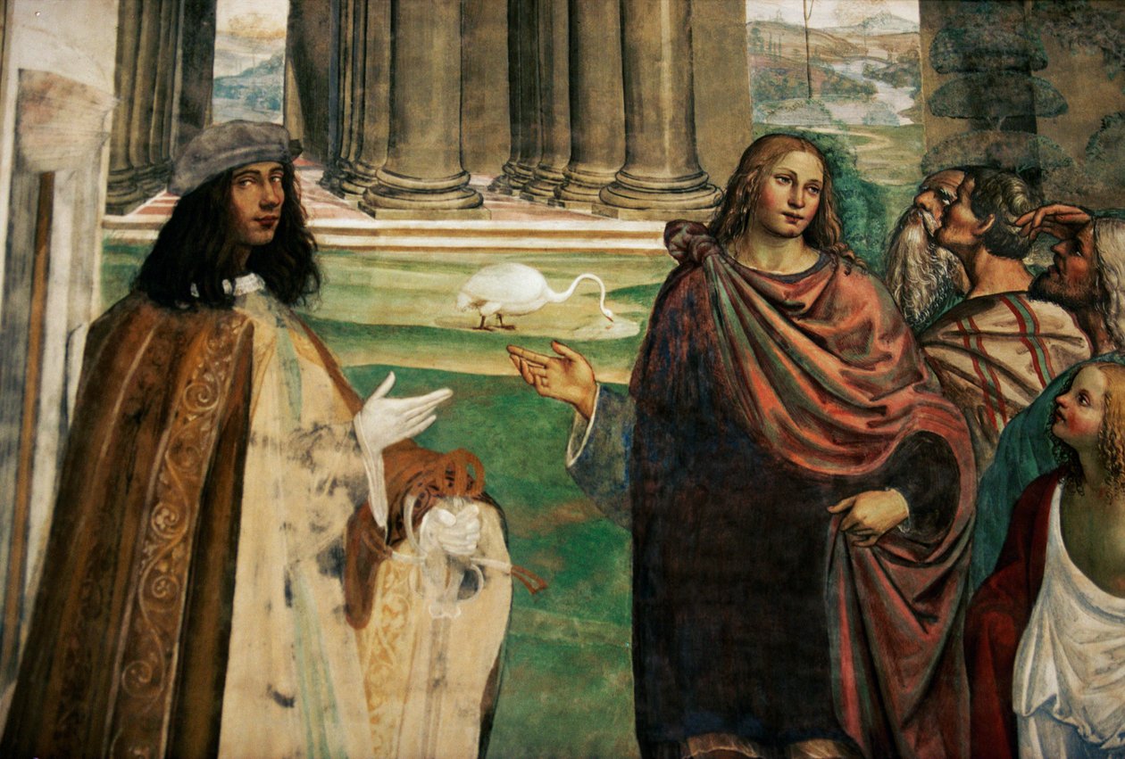 本尼迪克特修补木槽，《圣本尼迪克特-达-努尔西亚传》（Vita of Saint Benedict da Nurcia 作者 乔凡尼·安东尼奥·巴齐·索多玛