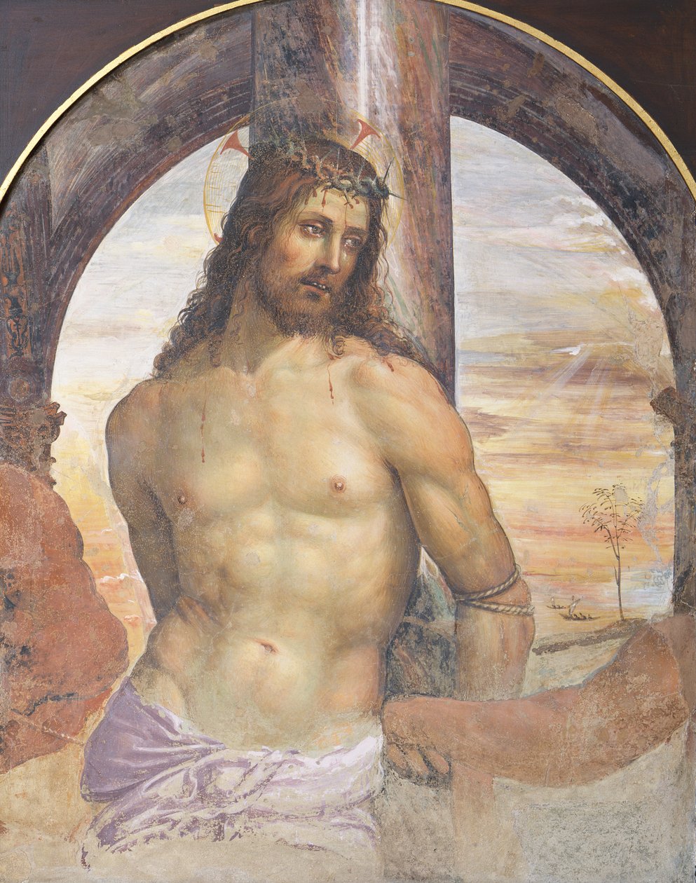 Christ at the column   1468448   zh       chinese Successfully Translated  Original: View of the vault with frescoe of the Teatini Room, Chiesa di San Vincenzo, Piacenza, Emilia-Romagna, Italy (photo) Translat: View of the vault with frescoe of the Teatini 作者 乔凡尼·安东尼奥·巴齐·索多玛