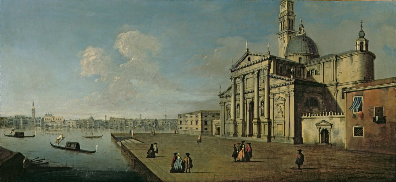 San Giorgio Maggiore，威尼斯 作者 乔瓦尼·安东尼奥运河（Canaletto）