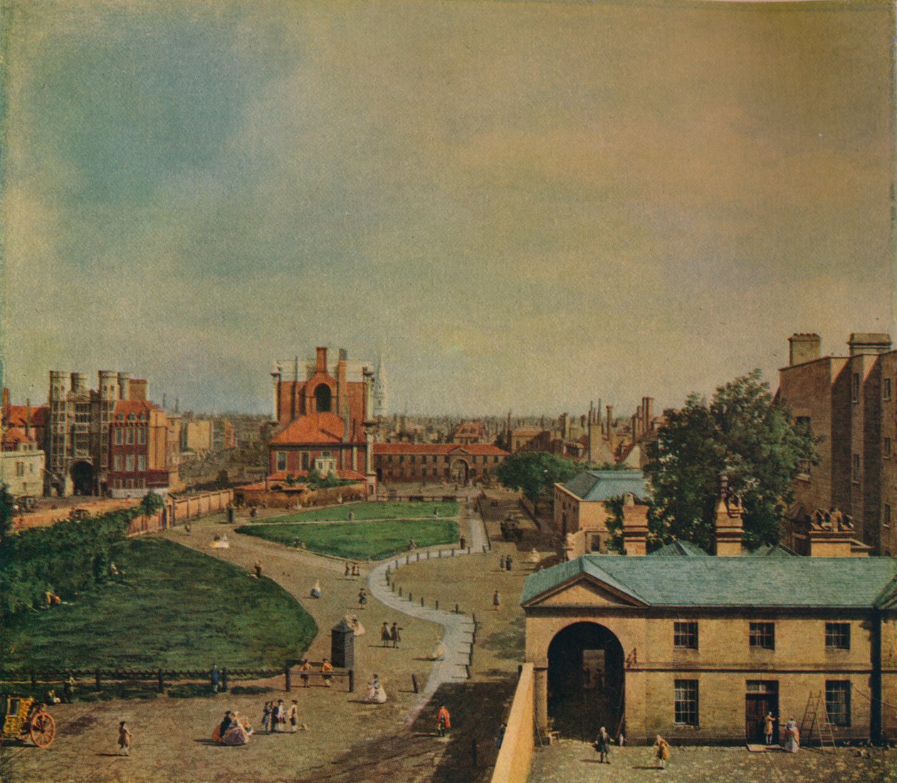 里士满楼的白厅，1746年 作者 乔瓦尼·安东尼奥运河（Canaletto）