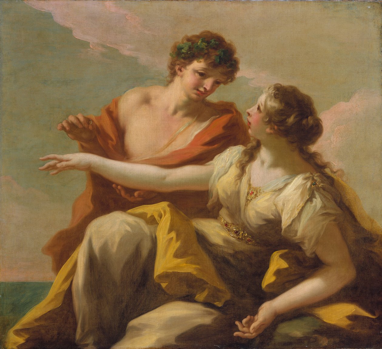 Bacchus和Ariadne，1720 作者 乔凡尼·安东尼奥·佩莱格里尼