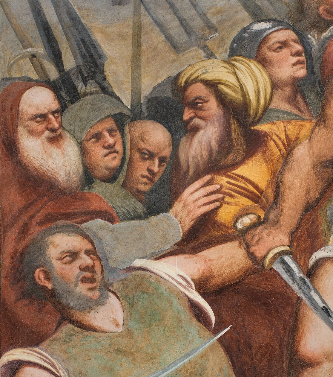 Central Aisle, First South Span, Christ nailed to the Cross, The Pordenone 作者 乔凡尼·安东尼奥·波代诺内