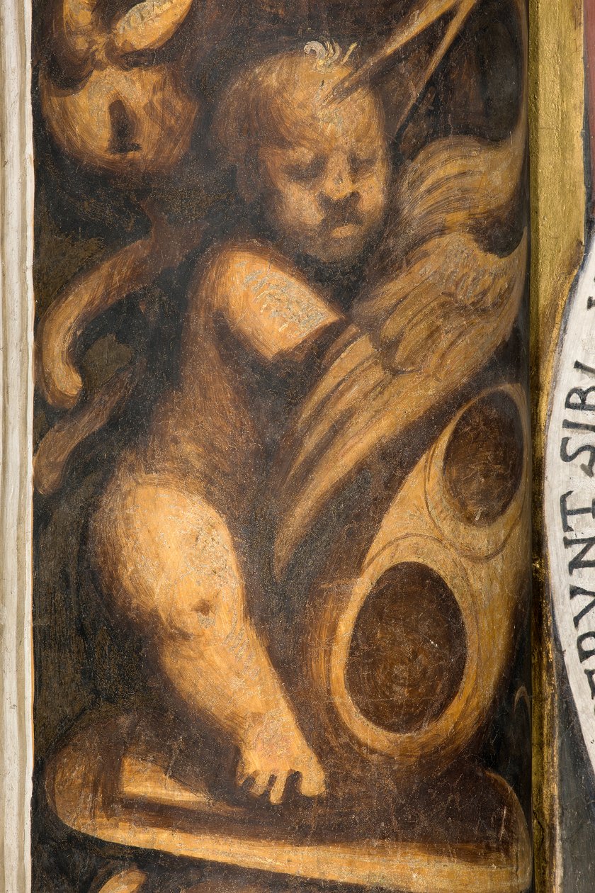 Central Ave, Lesena Upper Part Above Capital First and Second Span South, IL Pordenone, Putto, Detail 作者 乔凡尼·安东尼奥·波代诺内
