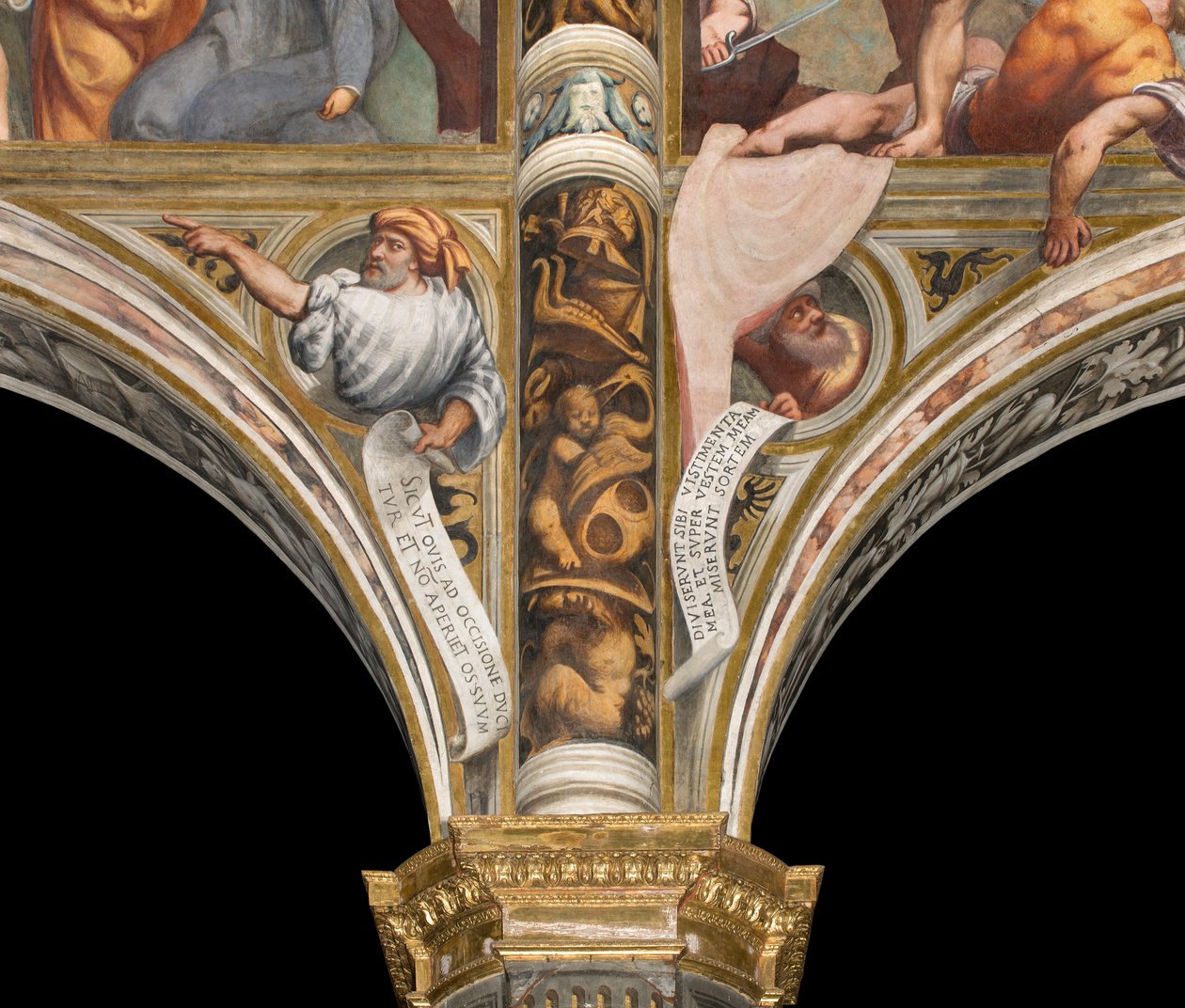 Central Nave, Plume First and Second Span South, IL Pordenone, Busts with Prophets 作者 乔凡尼·安东尼奥·波代诺内