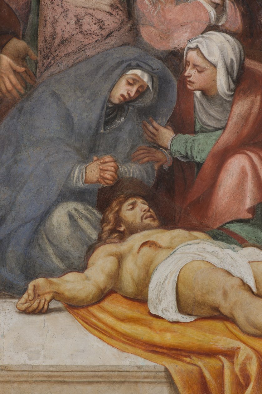 Counterfaccata, IL Pordenone, Deposition 1522, Detail 作者 乔凡尼·安东尼奥·波代诺内