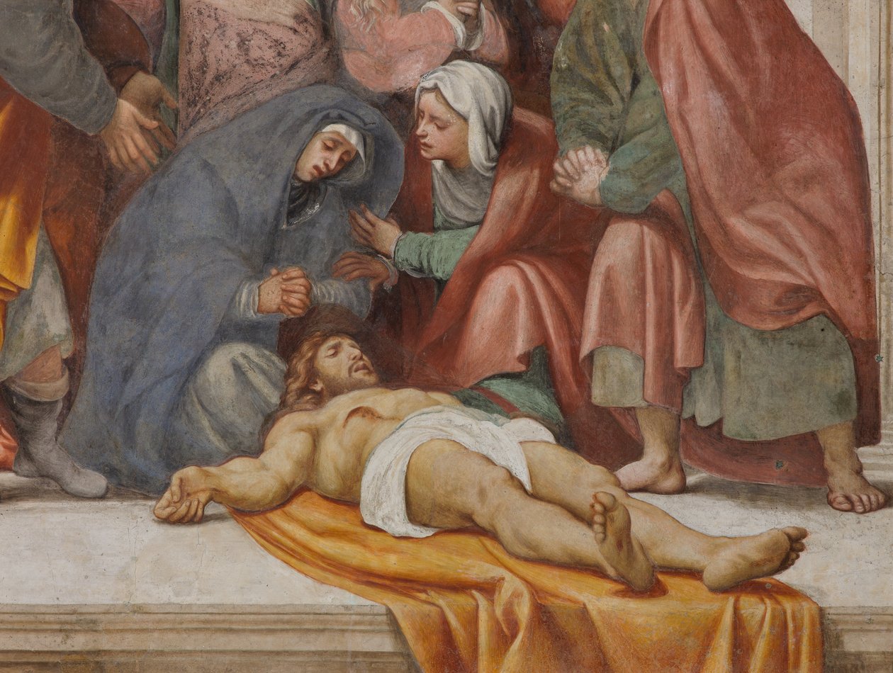 Counterfaccata, IL Pordenone, Deposition 1522, Detail 作者 乔凡尼·安东尼奥·波代诺内