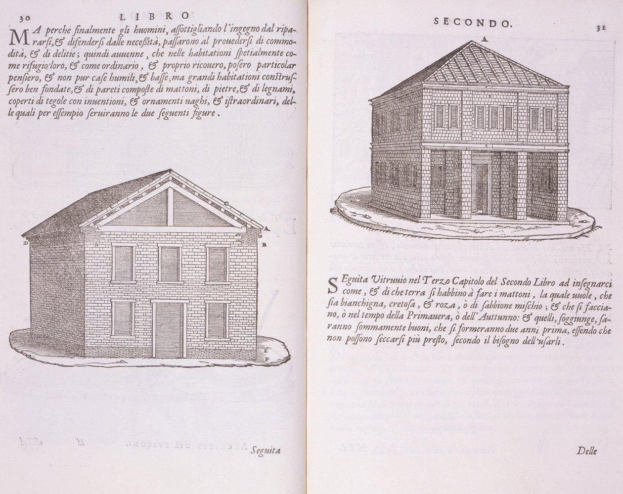 住房的发展，来自&39;Della Architettura&39;，1590年出版 作者 乔凡尼·安东尼奥·鲁斯科尼
