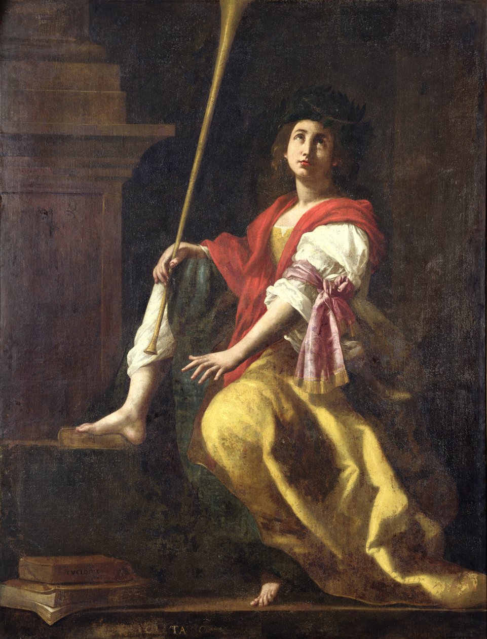 Clio，历史缪斯，1624年 作者 乔凡尼·巴格里昂