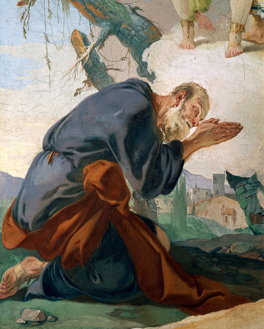 亚伯拉罕和天使（Abramo e gli angeli）（详图） 作者 乔凡尼·巴蒂斯塔·提埃波罗