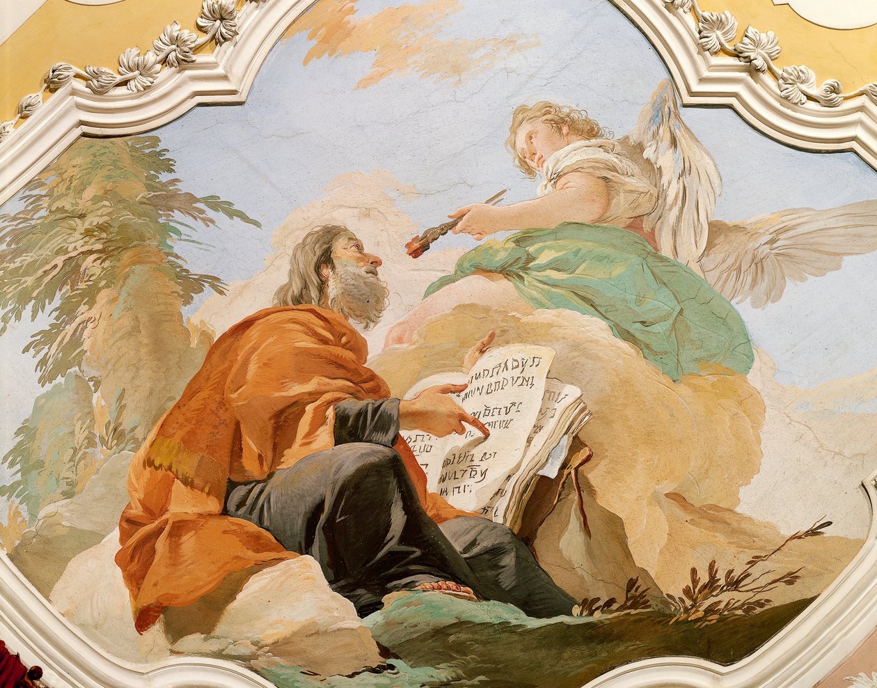 The prophet Jeremiah, by Giovanni Battista Tiepolo (1696-1770), fresco, Patriarchal Palace, Red Room, Udine 作者 乔凡尼·巴蒂斯塔·提埃波罗