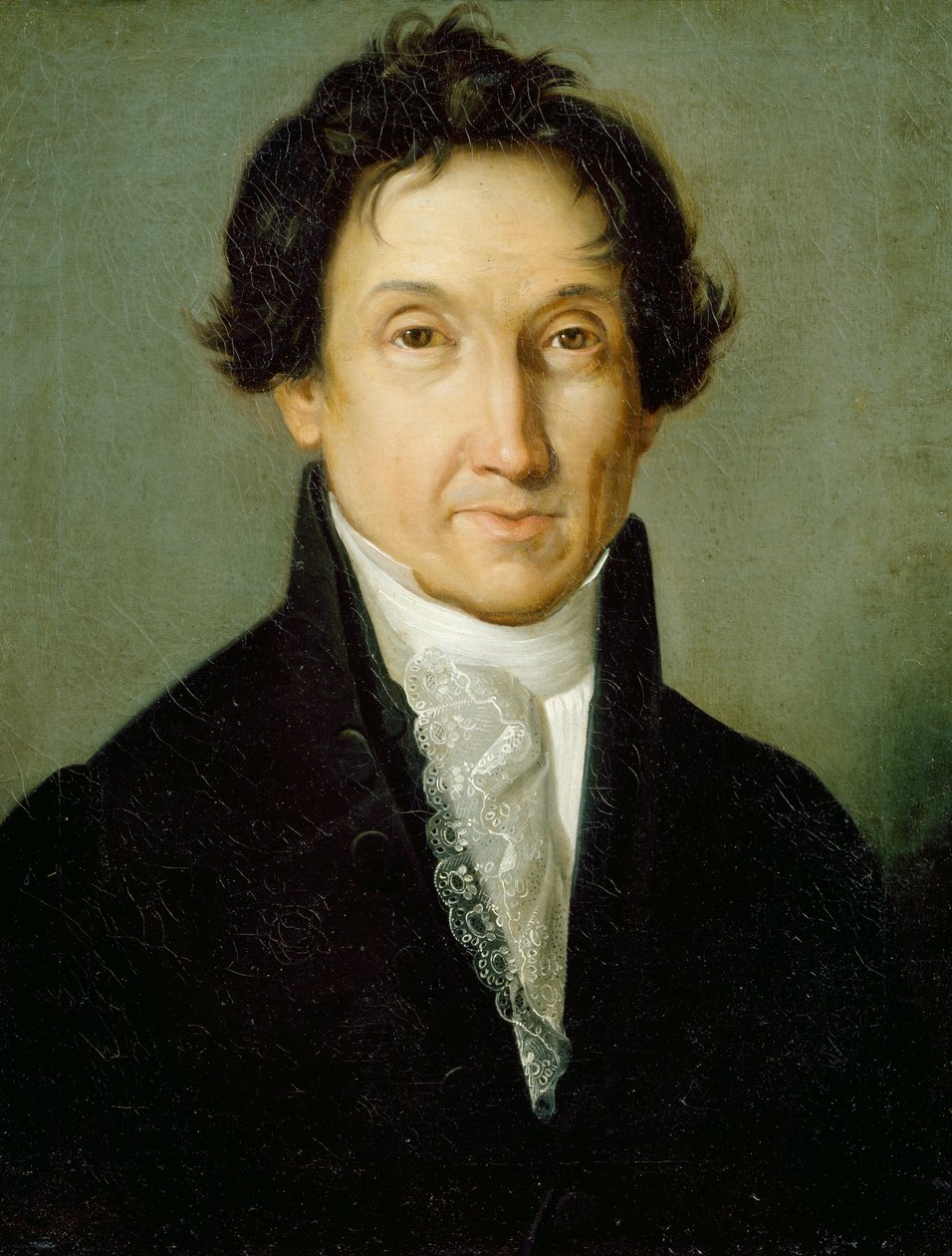 乔瓦尼·巴蒂斯塔·博尔盖西（Giovanni Battista Borghesi，1790-1846）的自画像 作者 乔瓦尼·巴蒂斯塔·博尔盖西