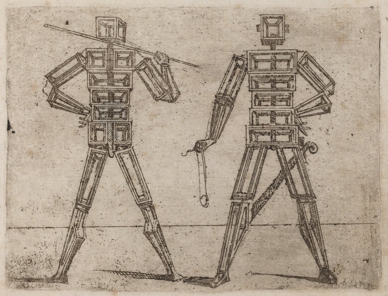 摘自 "Bizzarie di varie Figure" 作者 乔瓦尼·巴蒂斯塔·布拉切利
