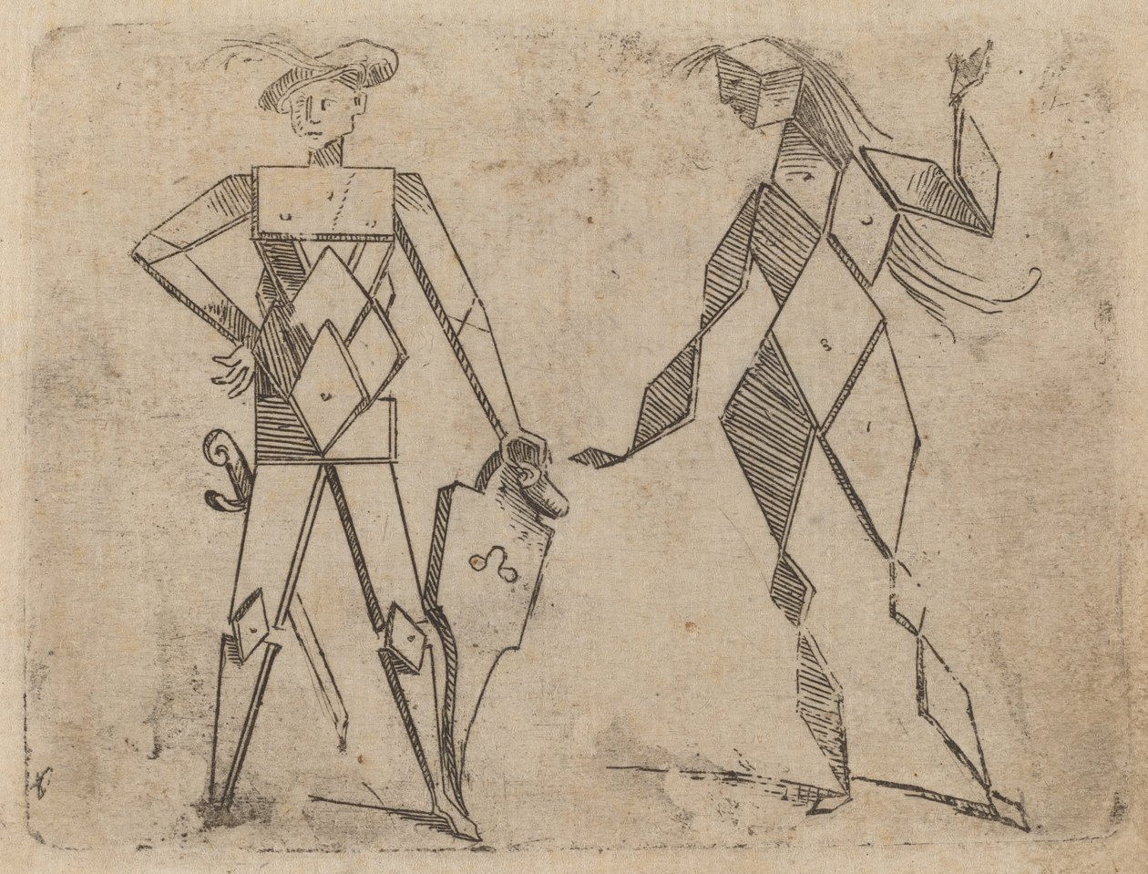 摘自 "Bizzarie di varie Figure" 作者 乔瓦尼·巴蒂斯塔·布拉切利