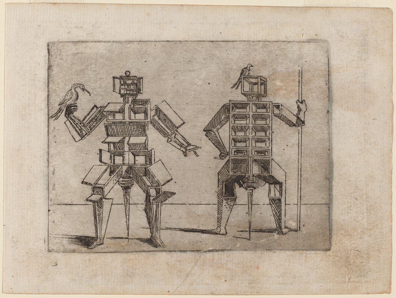 选自 "Bizzarie di varie Figure" 作者 乔瓦尼·巴蒂斯塔·布拉切利