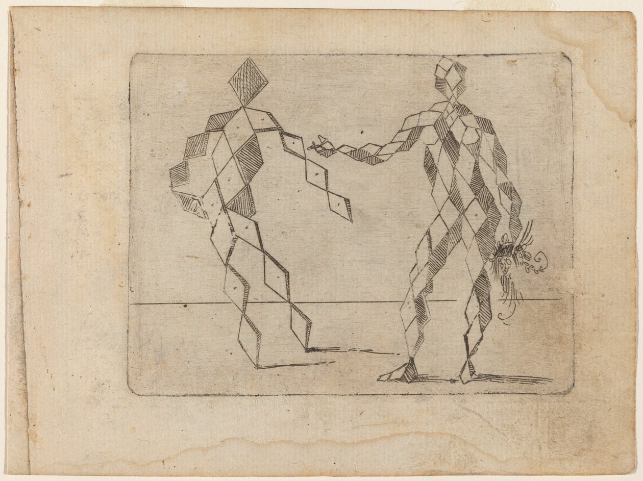 选自 "Bizzarie di varie Figure" 作者 乔瓦尼·巴蒂斯塔·布拉切利