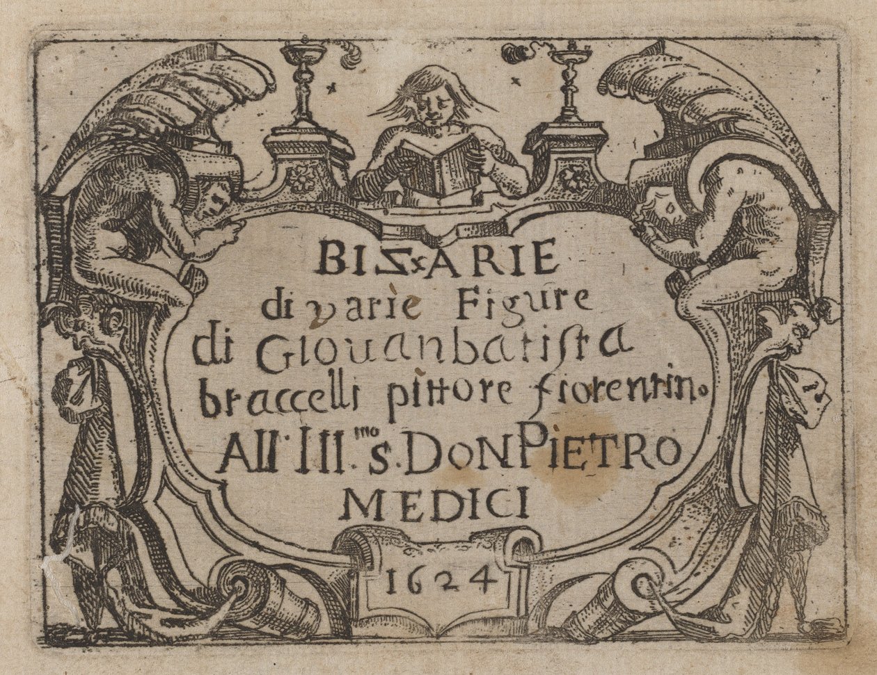 Bizzarie di varie Figure》的扉页。 作者 乔瓦尼·巴蒂斯塔·布拉切利