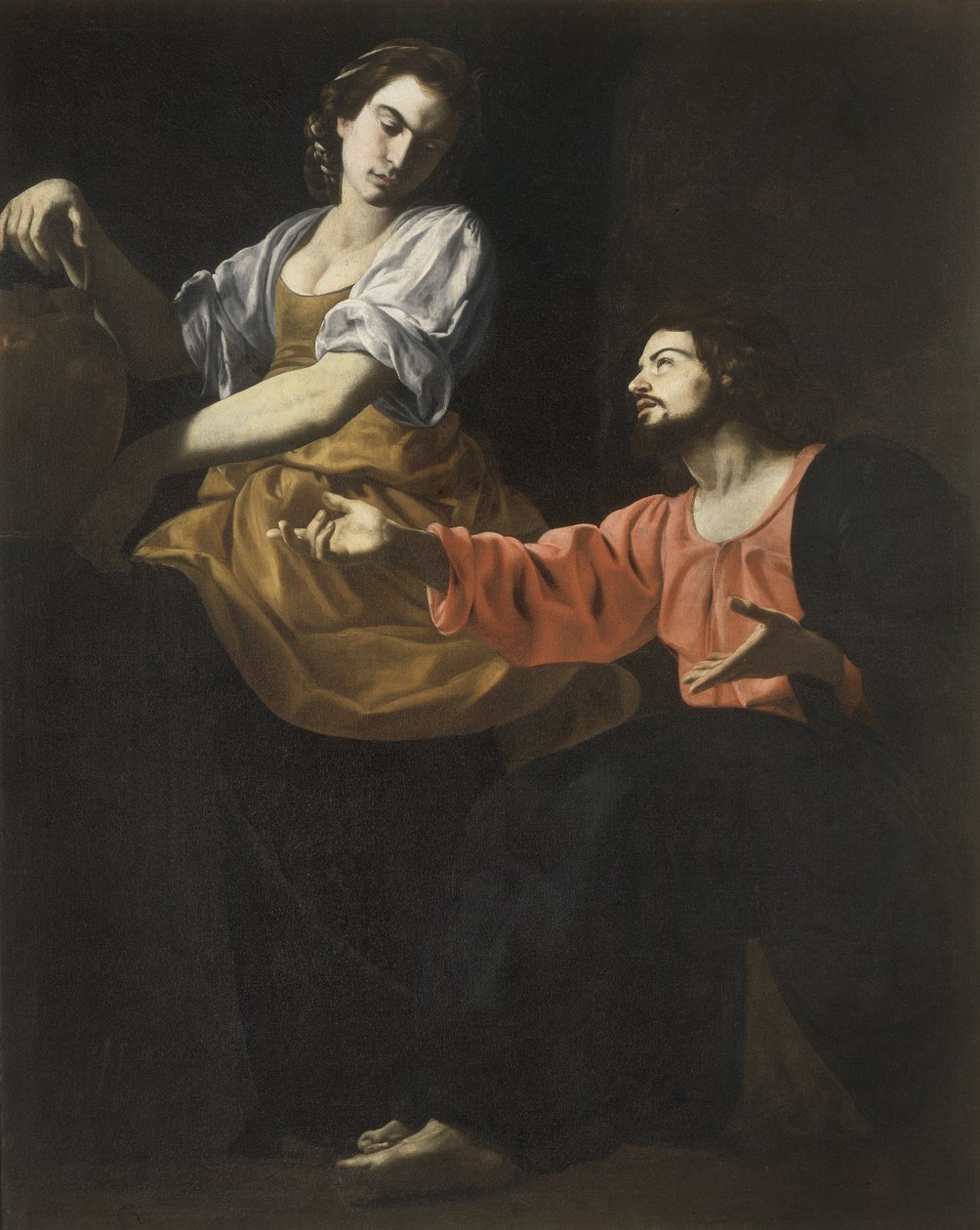 The Samaritan at the well 作者 乔凡尼·巴蒂斯塔·卡拉乔洛