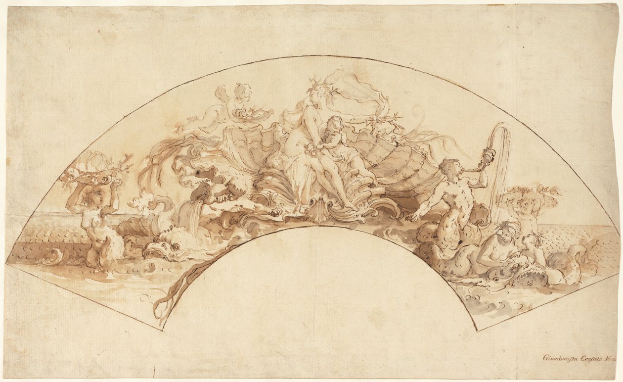 安菲特里特的胜利》（The Triumph of Amphitrite 作者 乔凡尼·巴蒂斯塔·克罗萨托