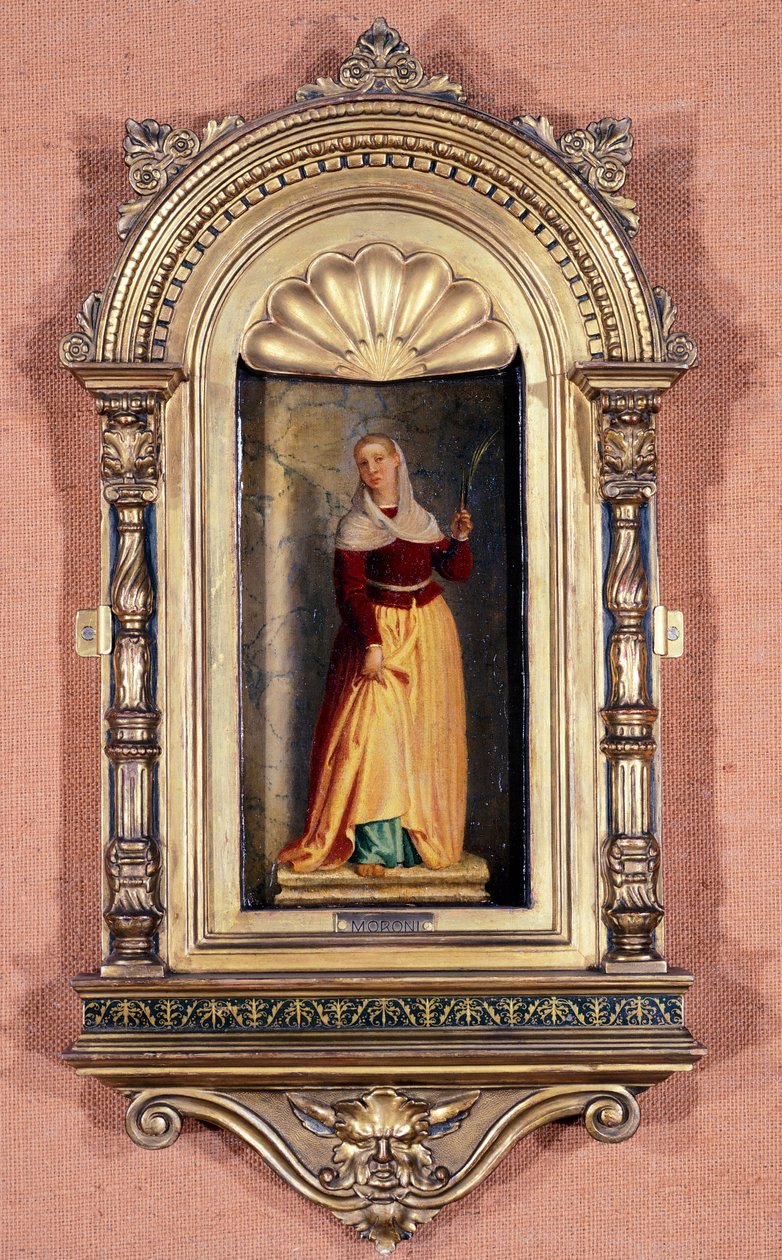 圣卢西亚 作者：乔瓦尼·巴蒂斯塔·莫罗尼（Giovanni Battista Moroni，约 1525-1578 年） 作者 乔瓦尼·巴蒂斯塔·莫罗尼