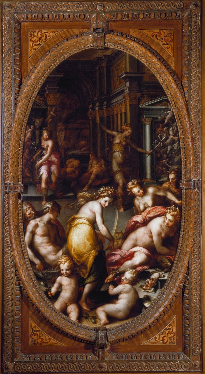 Allegory of dreams (Painting 作者 乔凡尼·巴蒂斯塔·纳尔迪尼
