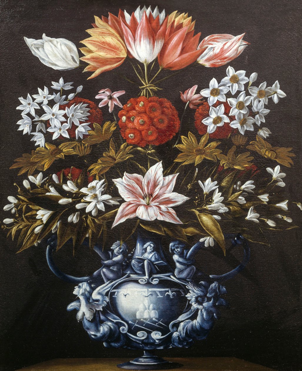 花瓶里的花 作者 乔凡尼·巴蒂斯塔·雷科