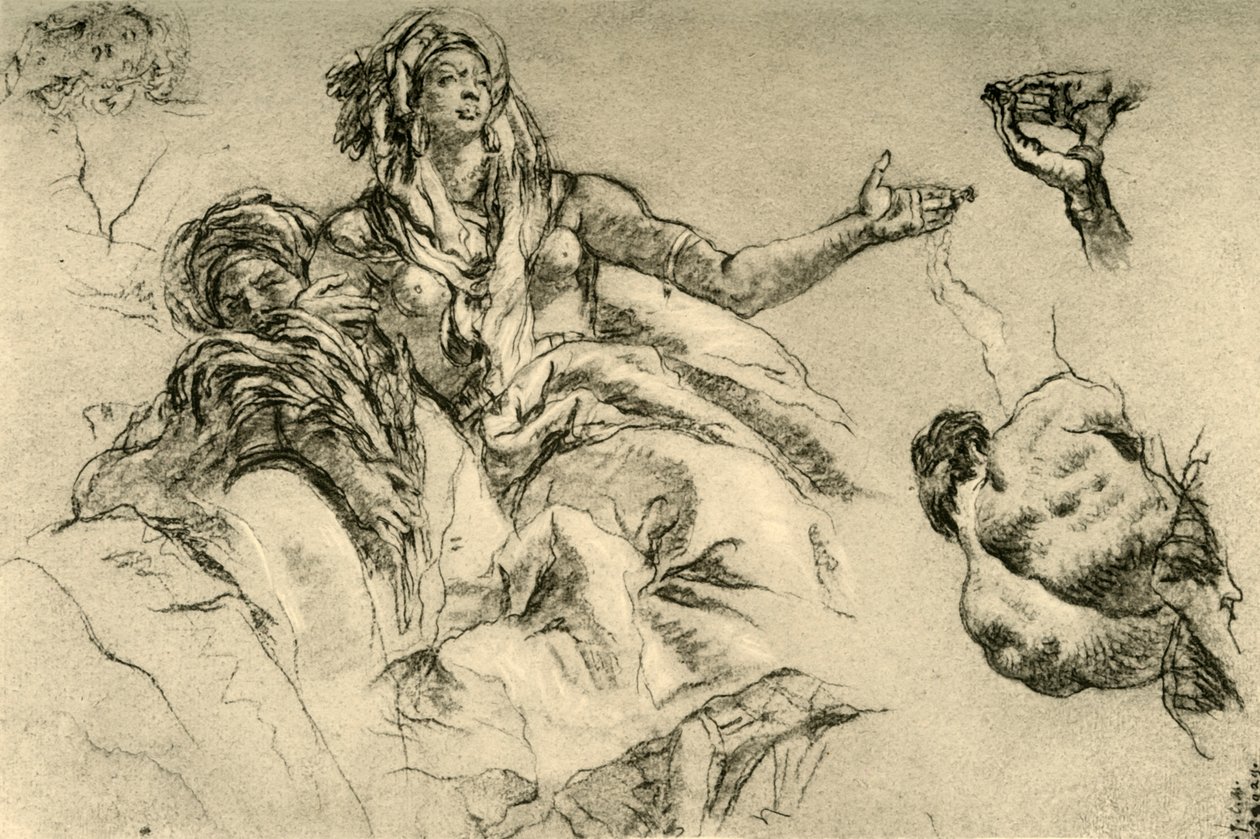 非洲，1752-1753年，1928年 作者 乔凡尼·巴蒂斯塔·提埃波罗