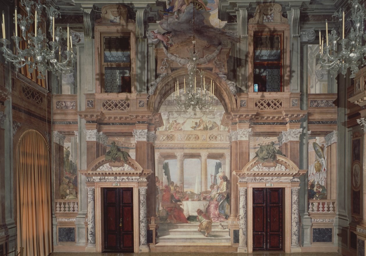 Cleopatras宴会，1747-50（另见176188和176768） 作者 乔凡尼·巴蒂斯塔·提埃波罗