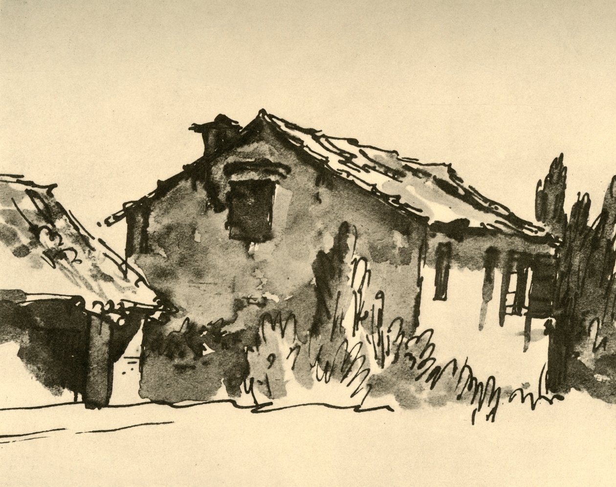 乡间别墅，18世纪中叶，1928年 作者 乔凡尼·巴蒂斯塔·提埃波罗