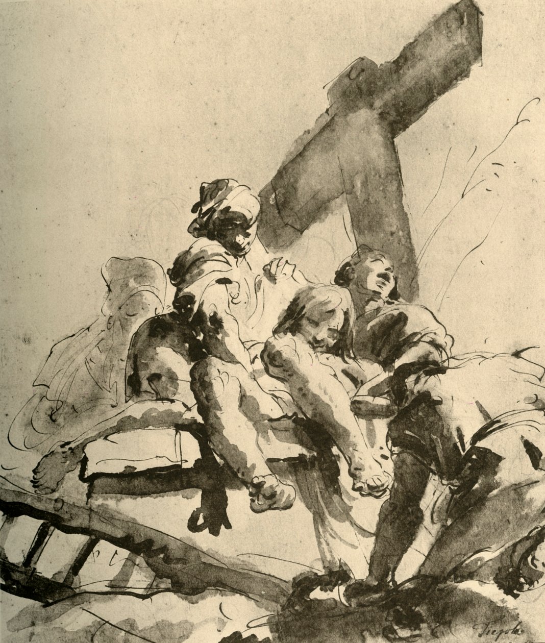 十字架的血统，18世纪中叶，1928年 作者 乔凡尼·巴蒂斯塔·提埃波罗