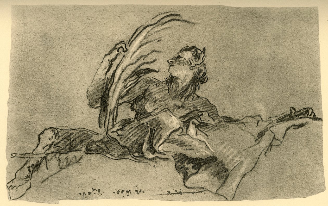 女农，c1761，1928 作者 乔凡尼·巴蒂斯塔·提埃波罗