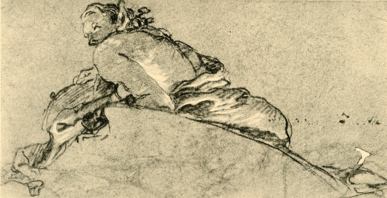 女农，c1761，1928 作者 乔凡尼·巴蒂斯塔·提埃波罗