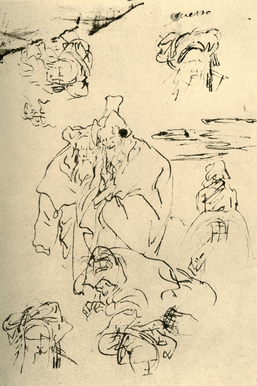 1928年，十八世纪中叶，东方人的头目 作者 乔凡尼·巴蒂斯塔·提埃波罗
