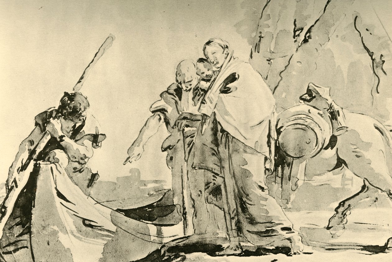 1752年之前，于1928年飞往埃及 作者 乔凡尼·巴蒂斯塔·提埃波罗