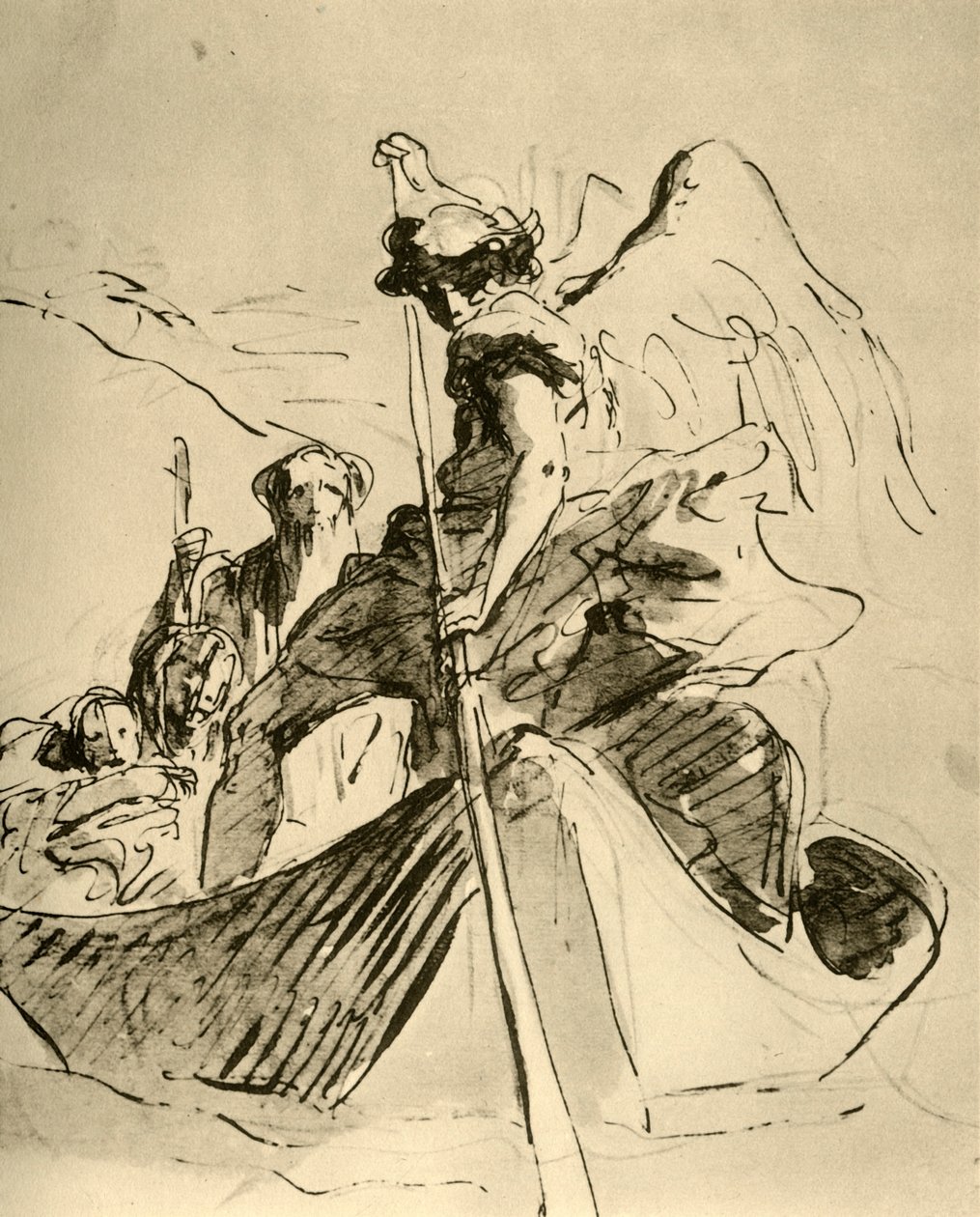 1928年飞往埃及，18世纪中叶 作者 乔凡尼·巴蒂斯塔·提埃波罗