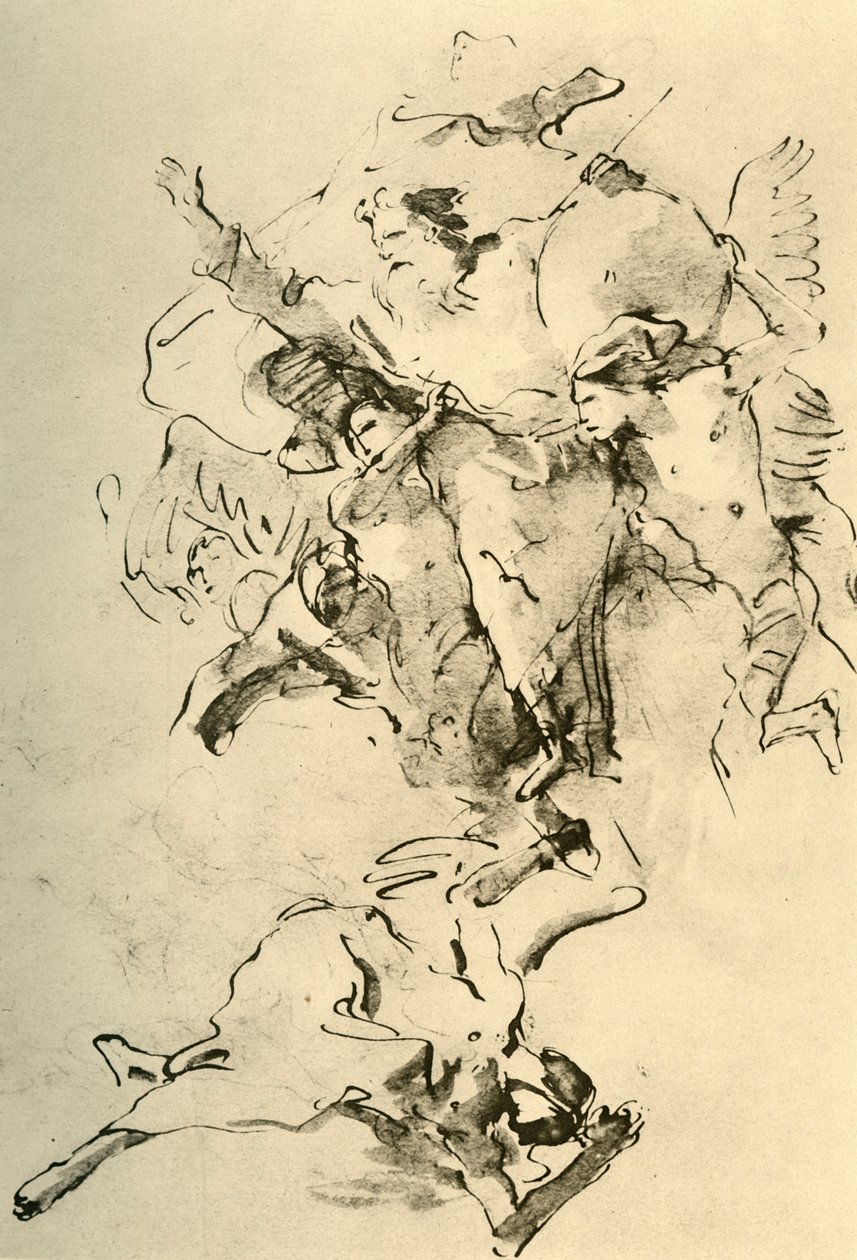 父神被天使包围，1758年至1759年，1928年 作者 乔凡尼·巴蒂斯塔·提埃波罗