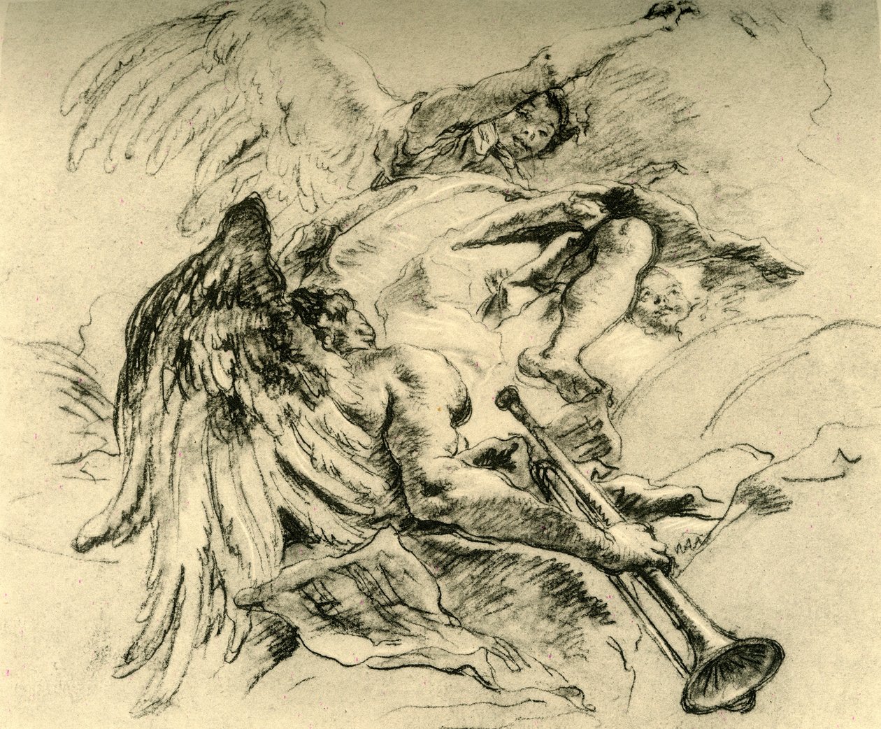 天使集团，c1754，1928年 作者 乔凡尼·巴蒂斯塔·提埃波罗