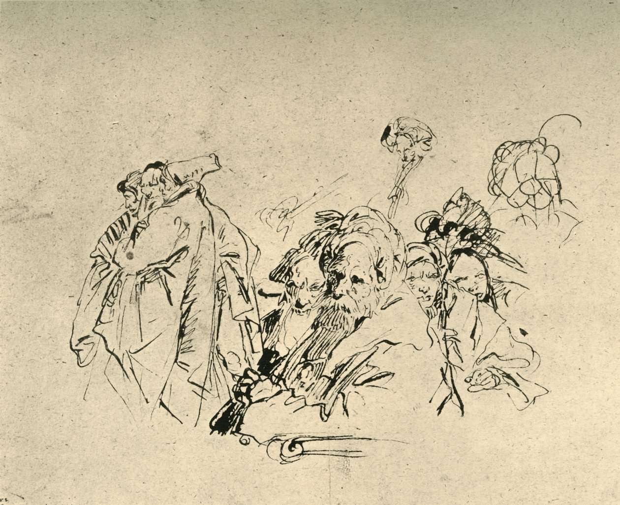 东方集团，18世纪中叶，1928年 作者 乔凡尼·巴蒂斯塔·提埃波罗