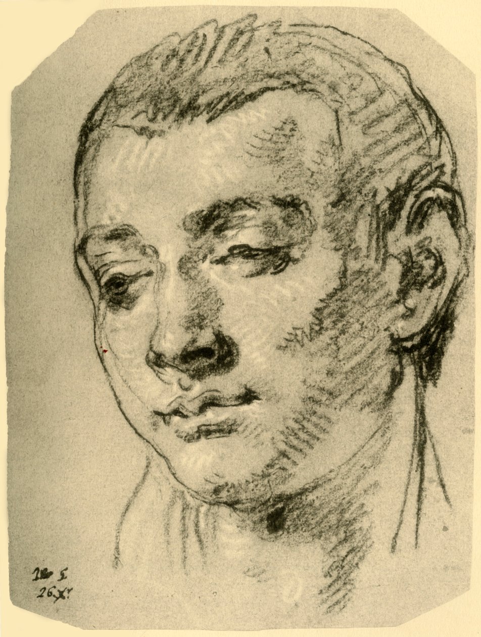 男孩头，18世纪中叶，1928年 作者 乔凡尼·巴蒂斯塔·提埃波罗