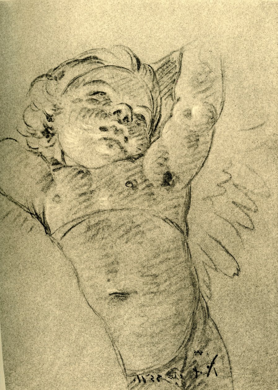 盘旋的丘比特，18世纪中叶，1928年 作者 乔凡尼·巴蒂斯塔·提埃波罗