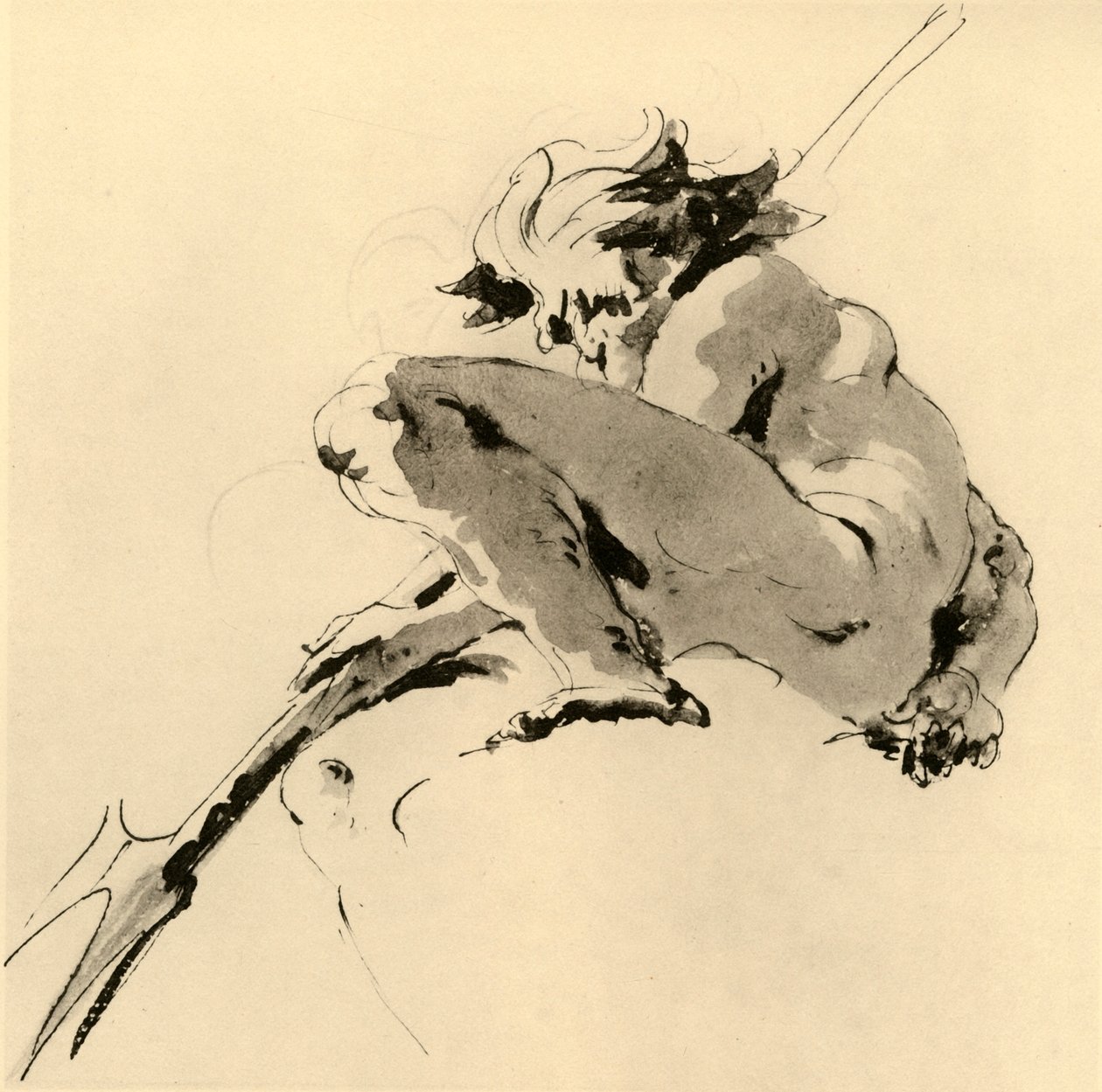 海王星，c1740，1928年 作者 乔凡尼·巴蒂斯塔·提埃波罗