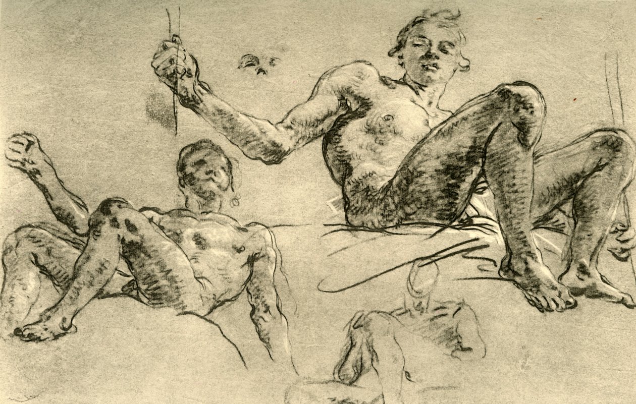 裸体研究，18世纪中叶，1928年 作者 乔凡尼·巴蒂斯塔·提埃波罗