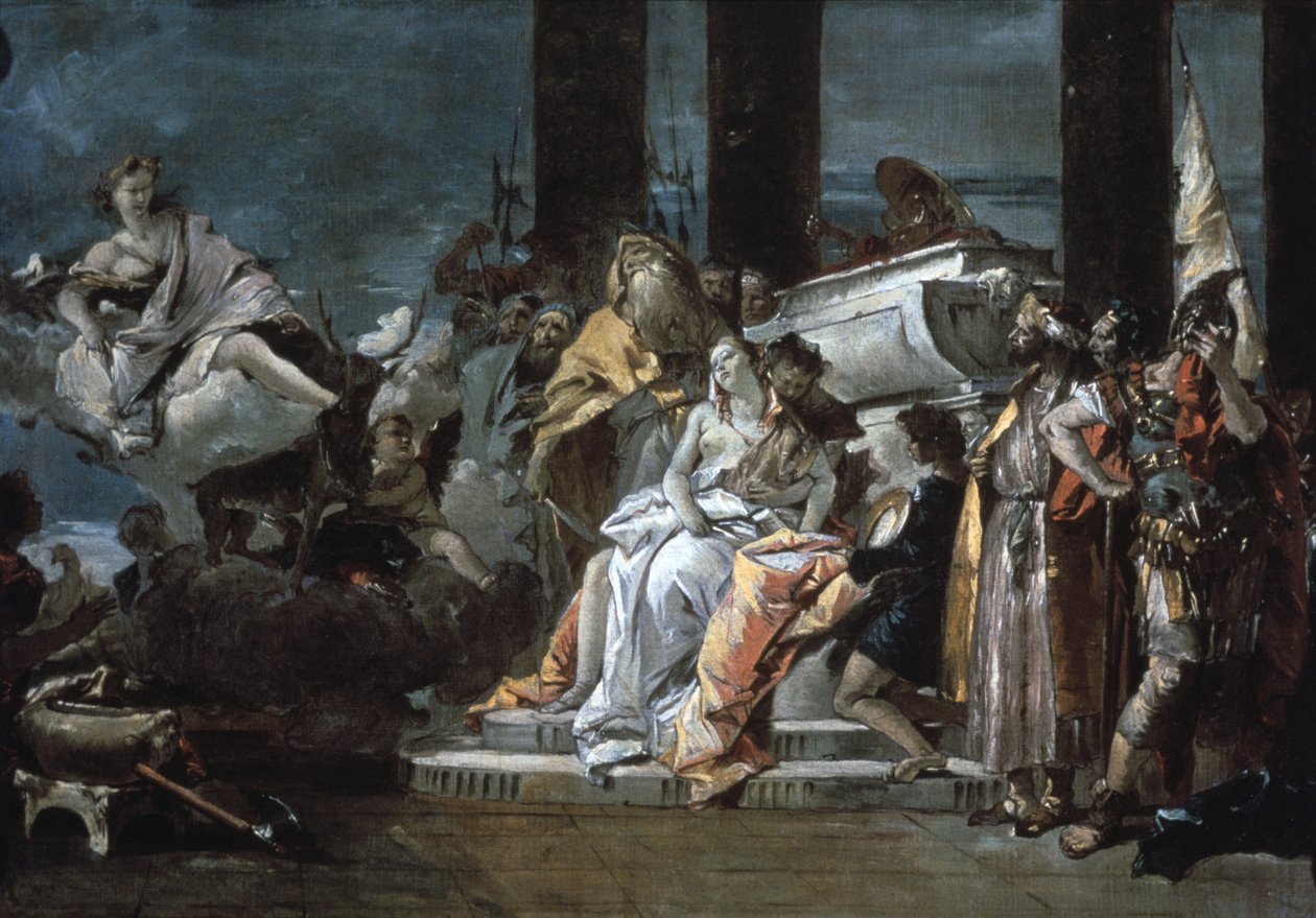 牺牲伊菲格尼亚（Iphigenia），1735年 作者 乔凡尼·巴蒂斯塔·提埃波罗