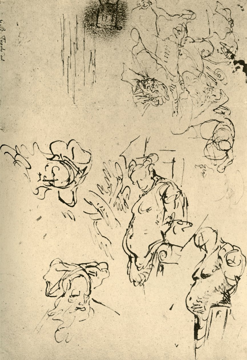 萨特·赫尔姆斯和东方元首，18世纪中叶，1928年 作者 乔凡尼·巴蒂斯塔·提埃波罗