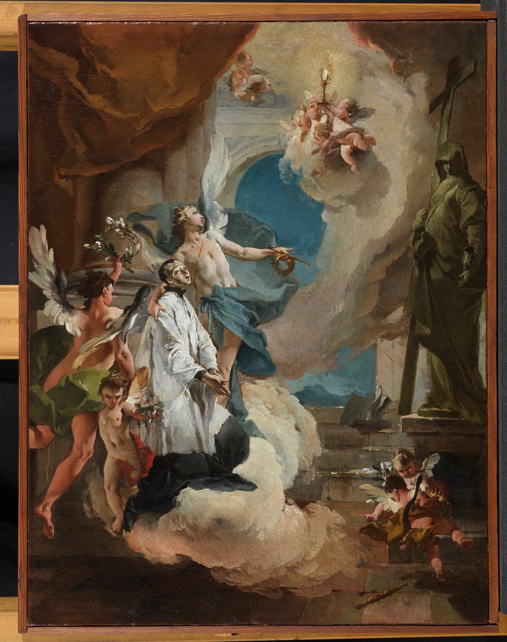 St. Aloysius Gonzaga in Glory，c.1726 作者 乔凡尼·巴蒂斯塔·提埃波罗