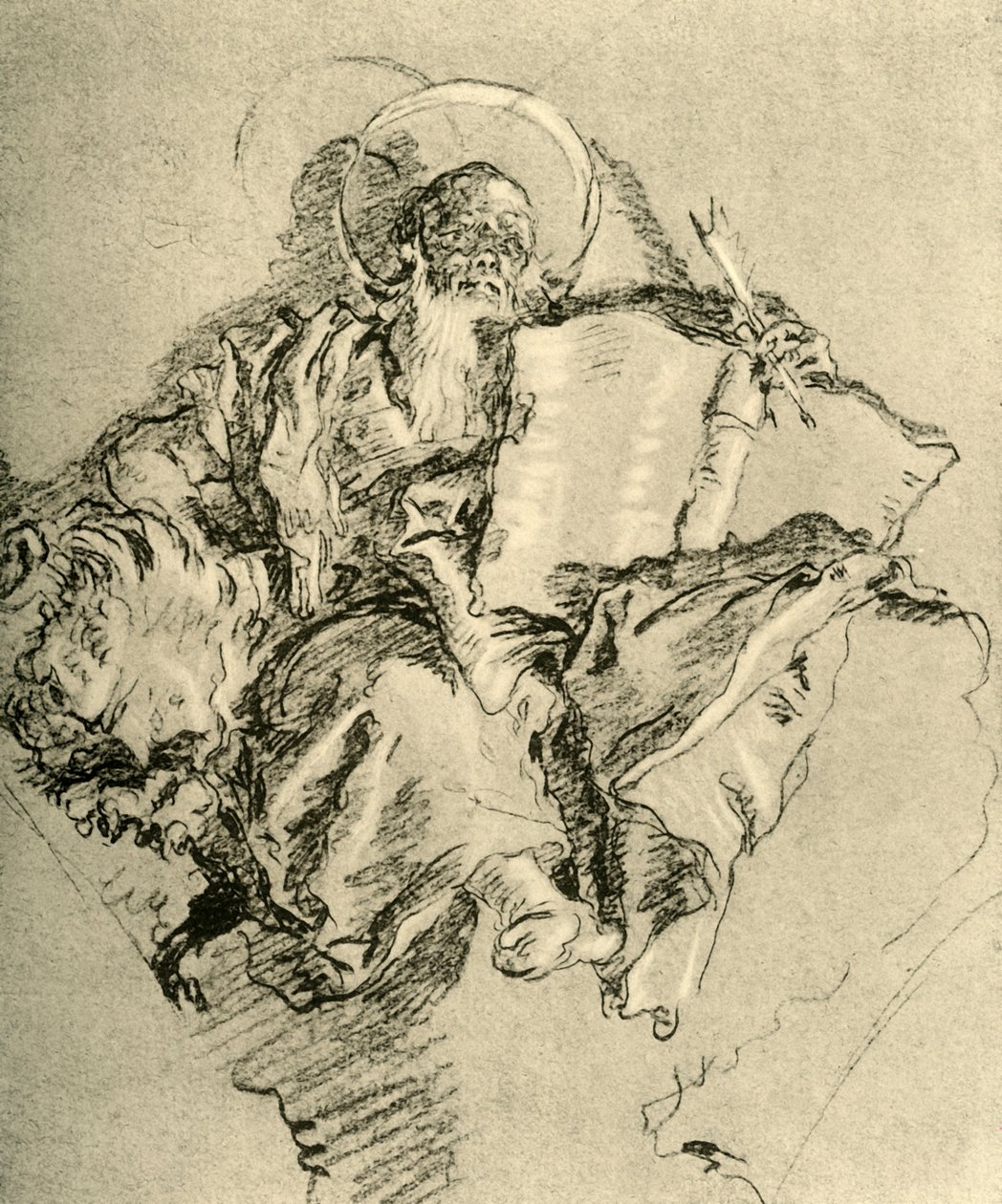圣马克》，1743年，1928年 作者 乔凡尼·巴蒂斯塔·提埃波罗