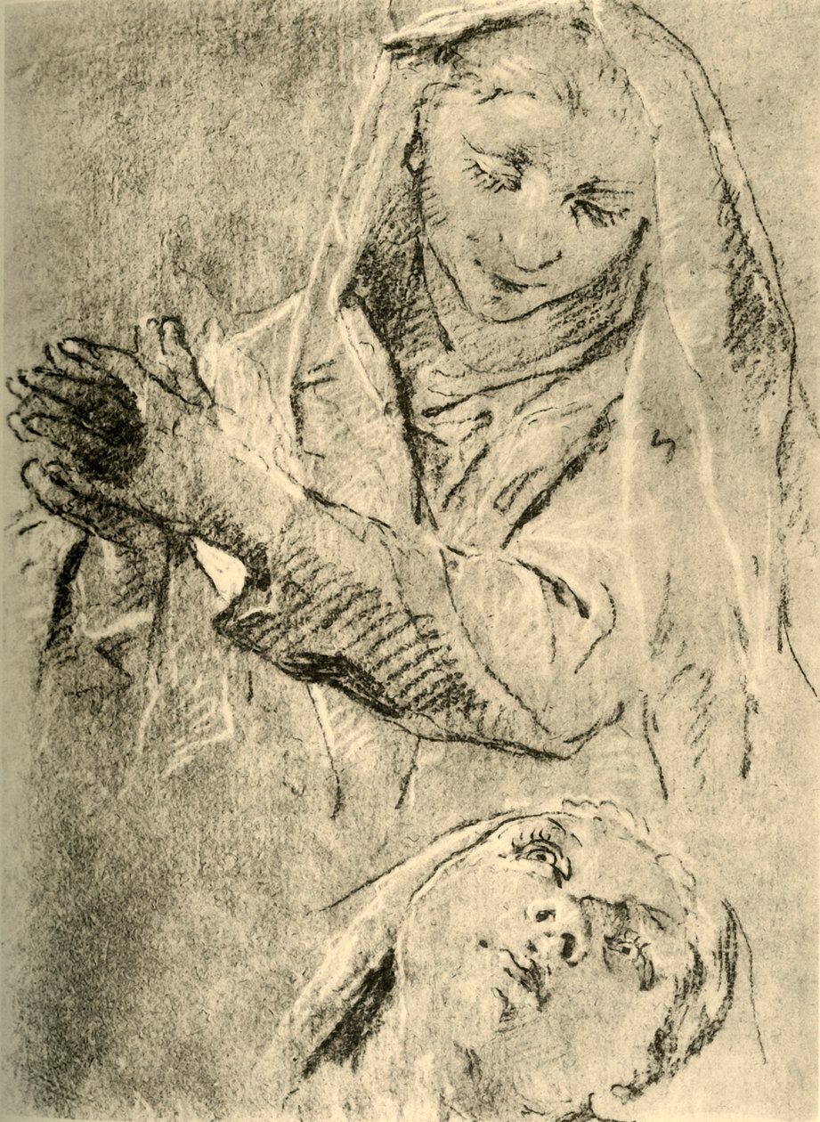 麦当娜研究，18世纪中叶，1928年 作者 乔凡尼·巴蒂斯塔·提埃波罗