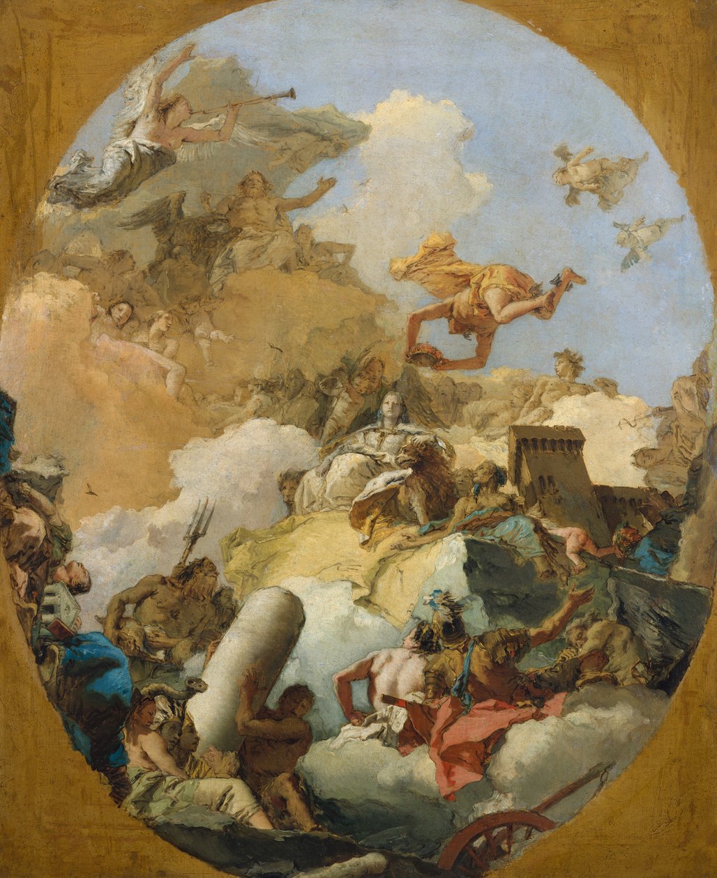 西班牙君主制的典范，1765年 作者 乔凡尼·巴蒂斯塔·提埃波罗