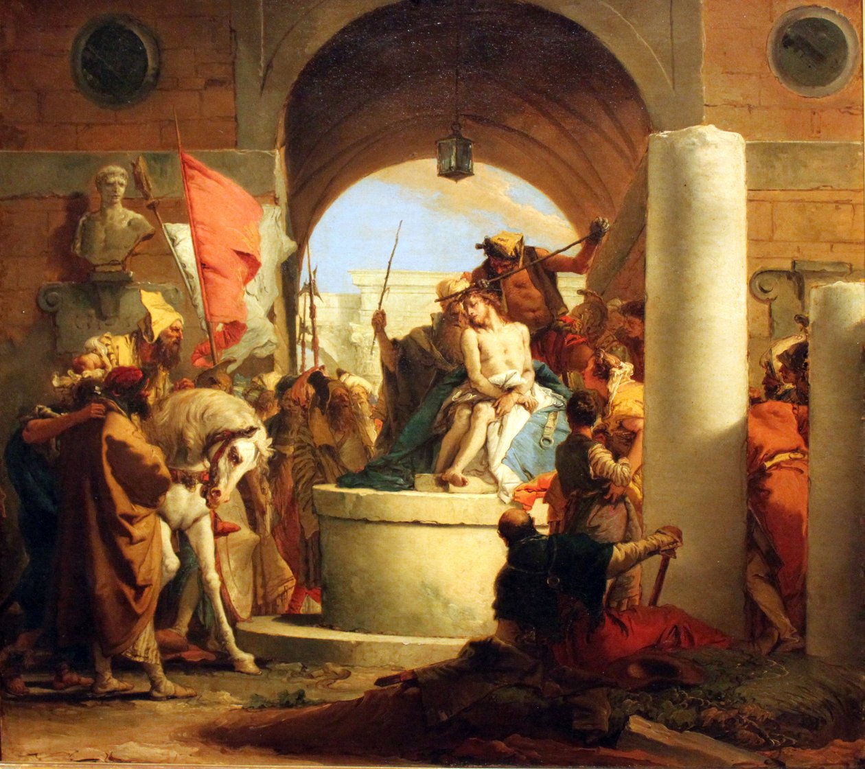 用荆棘加冕 Deutsch: Dornenkrönung Christi English: Crowning with Thorns 作者 乔凡尼·巴蒂斯塔·提埃波罗