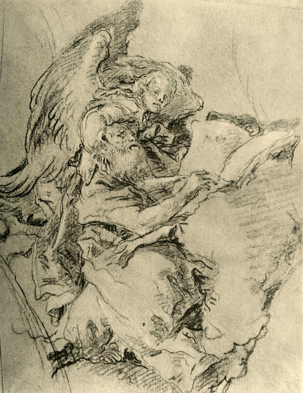 传道人马太》，1743年，1928年 作者 乔凡尼·巴蒂斯塔·提埃波罗