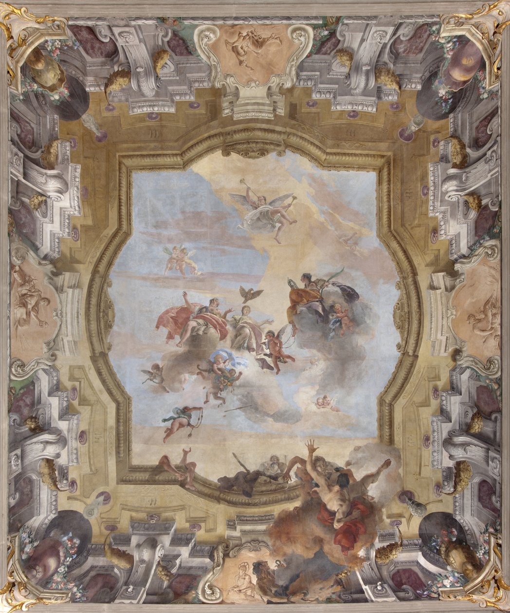 恶魔的堕落，西庇阿的故事，1731年 作者 乔凡尼·巴蒂斯塔·提埃波罗